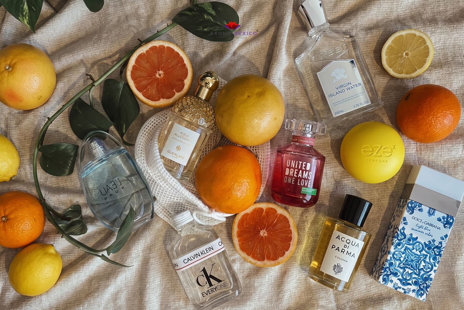 Perfumes cítricos unisex que sí valen la pena