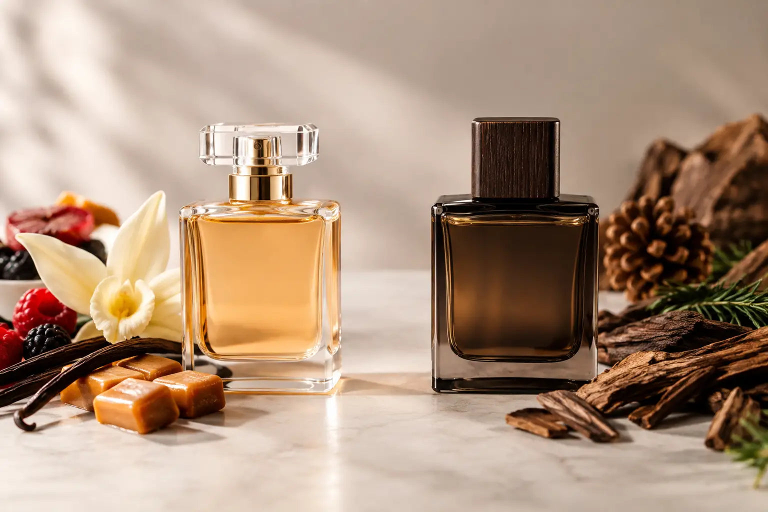 Perfume dulce vs amaderado, ¿cuál elegir?