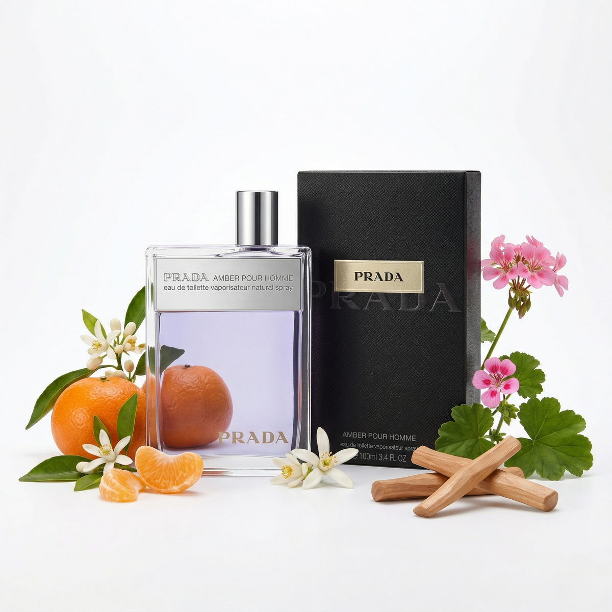 PRADA - Amber Pour Homme para Hombre EDT 100ML – Arome México