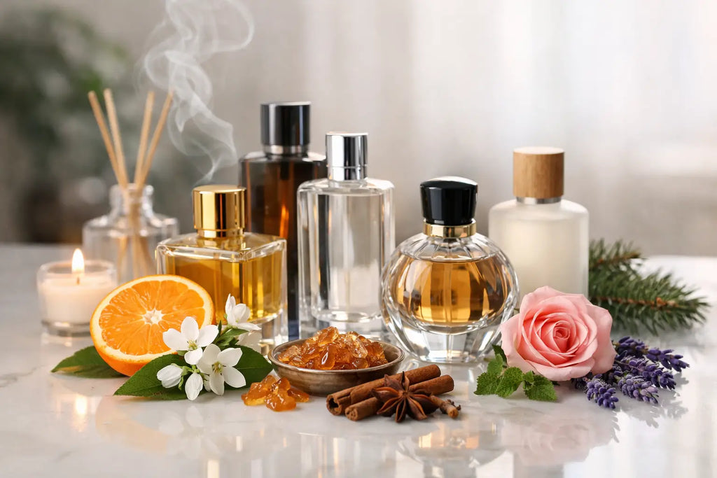 Guía de familias olfativas de perfumes