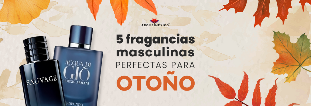 5 Fragancias masculinas perfectas para el otoño