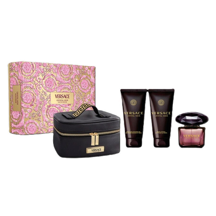 Set 4 Piezas Crystal Noir para Mujer de Versace EDT - Arome México