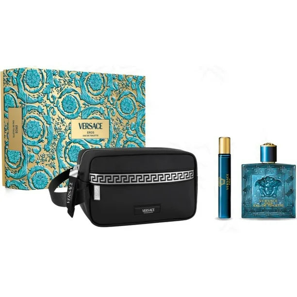 Set 3 Piezas Eros para Hombre de Versace EDT 100ML