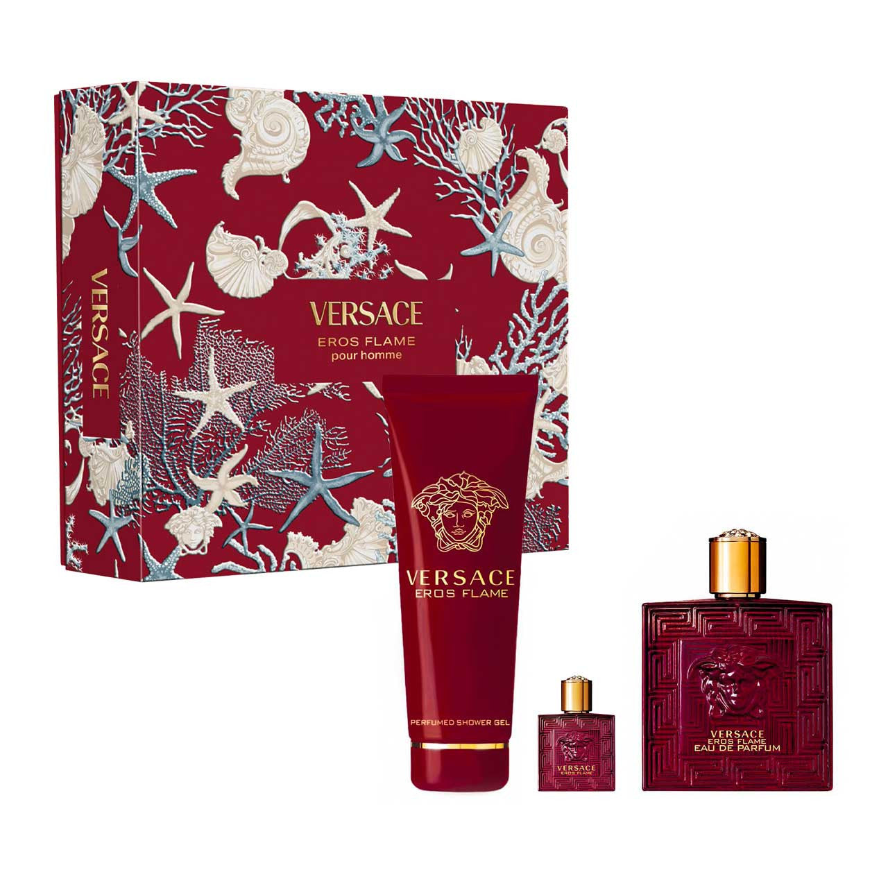 Set 3 Piezas Versace Eros Flame para Hombre de Versace EDP