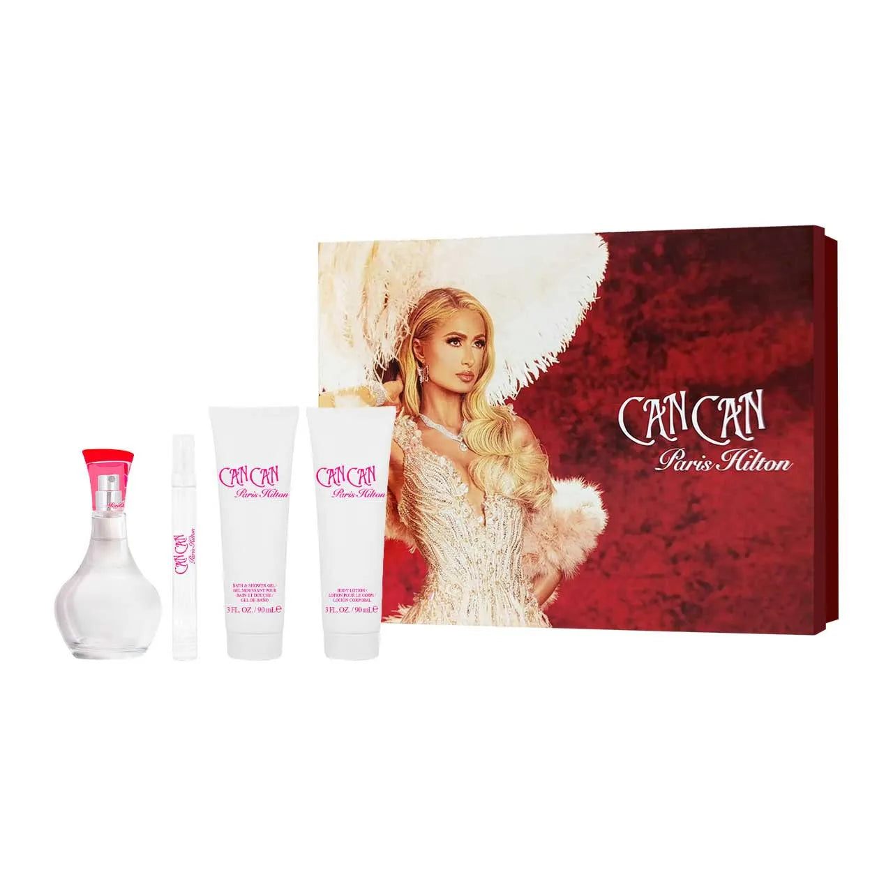 Set 4 Piezas Can Can Para Mujer De Paris Hilton Eau De Parfum 100ML
