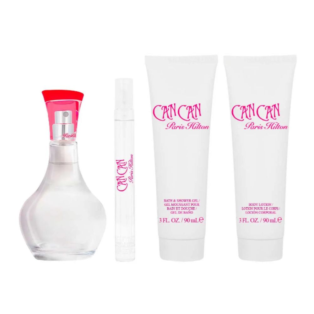 PARIS HILTON - Set 4 Piezas Can Can Para Mujer Eau De Parfum 100ML
