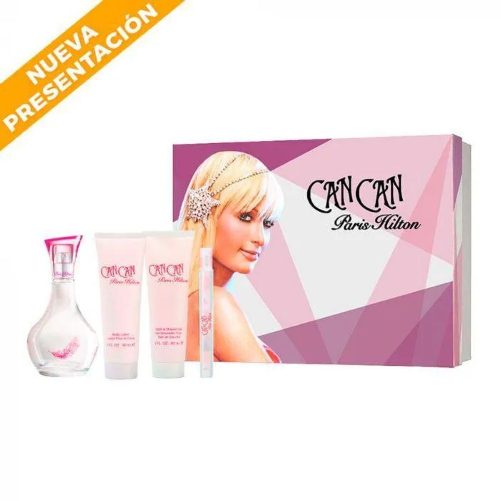 PARIS HILTON - Set 4 Piezas Can Can Para Mujer Eau De Parfum 100ML