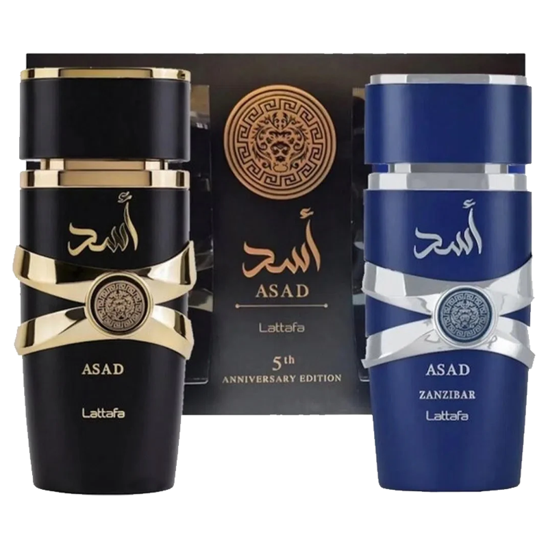 Asad Set 2 pzas. EDP 100ml + Asad Zanzibar EDP 100ml