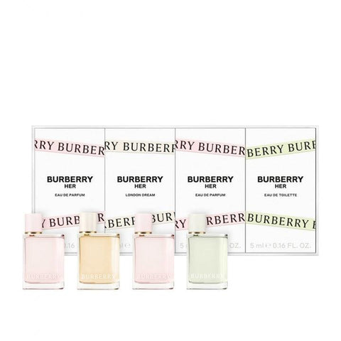 Mini Set 4 Piezas Burberry para Mujer 5ML - Arome México