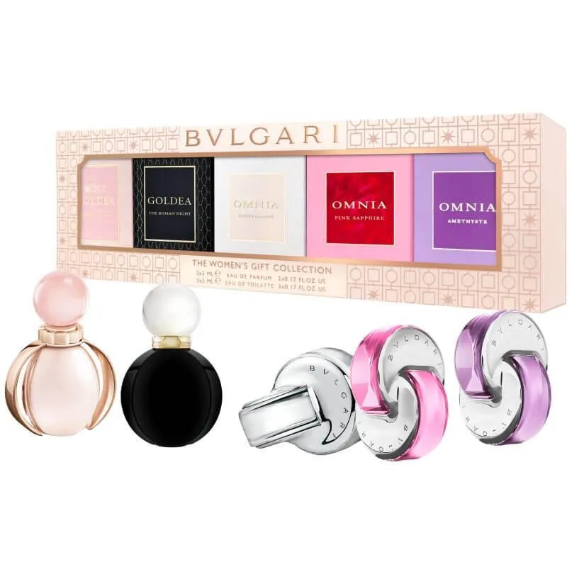 香水(女性用) BVLGARI Omnia Miniature Set 5ml x 5 Mini Set Bvlgari Mujer 5 Piezas – Arome México