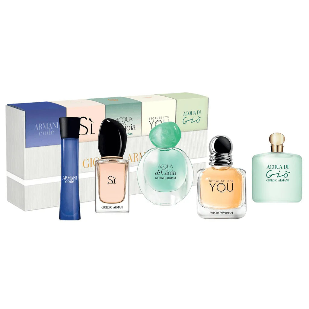 Mini Set 5 Piezas para Mujer de Giorgio Armani - Arome México