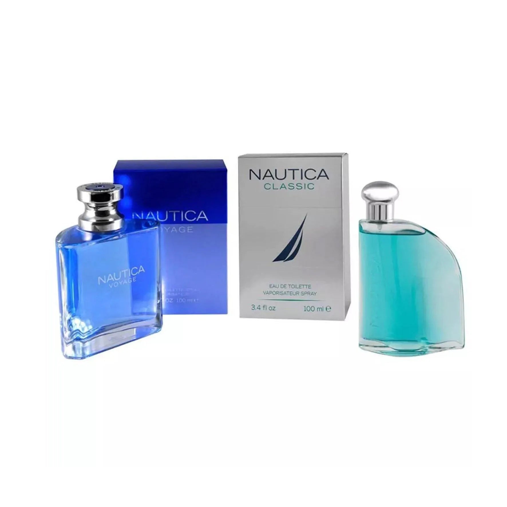 Paquete 2 Perfumes Nautica Voyage + Nautica Classic edt 100ml - Arome México