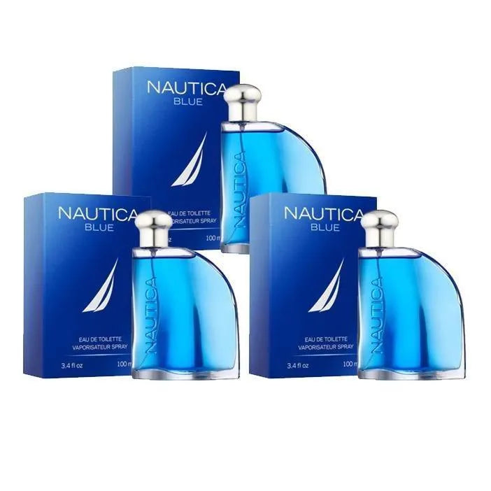 Paquete 3X1 Perfume Nautica Blue Para Hombre de Nautica edt 100 ml