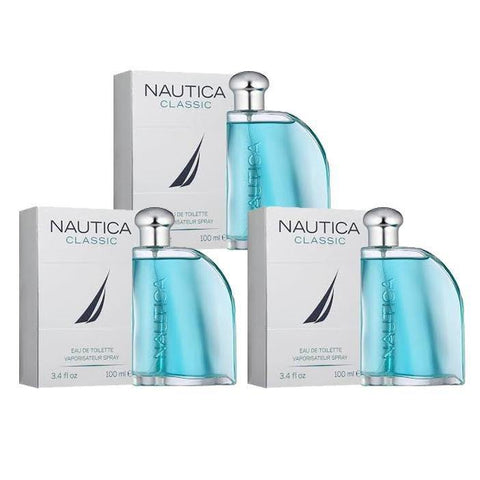 Paquete 3X1 Perfumes Nautica Classic Para Hombre de Nautica edt 100 ml