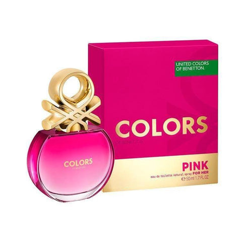 Perfume Colors Pink para Mujer de Benetton Eau de Toilette 80ml - Arome México