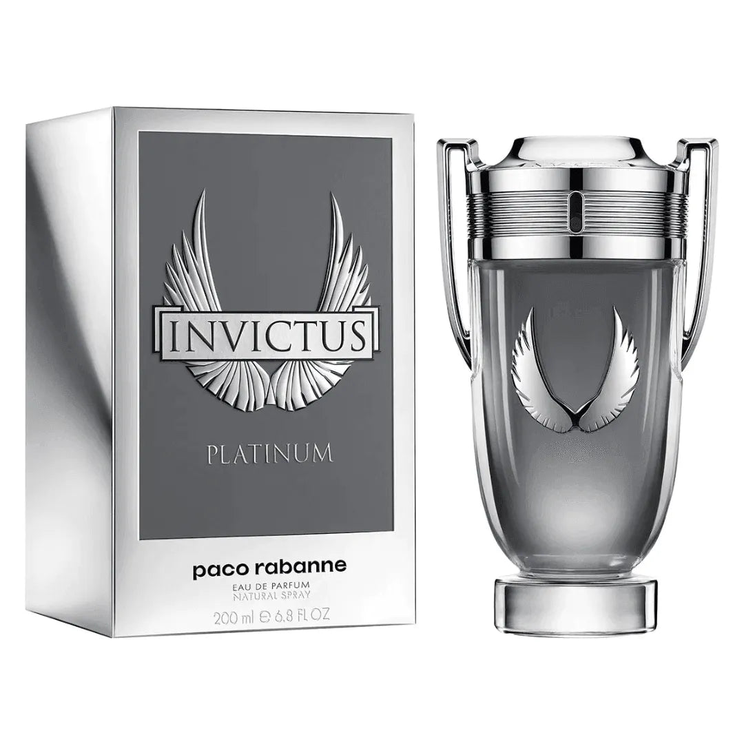 Perfume Invictus Platinum para Hombre de Paco Rabanne EDP 200ML Arome Mexico