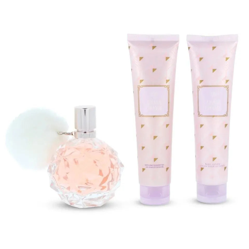 Set de 3 piezas Ari Para Mujer de Ariana Grande EDP 100ml - Arome México