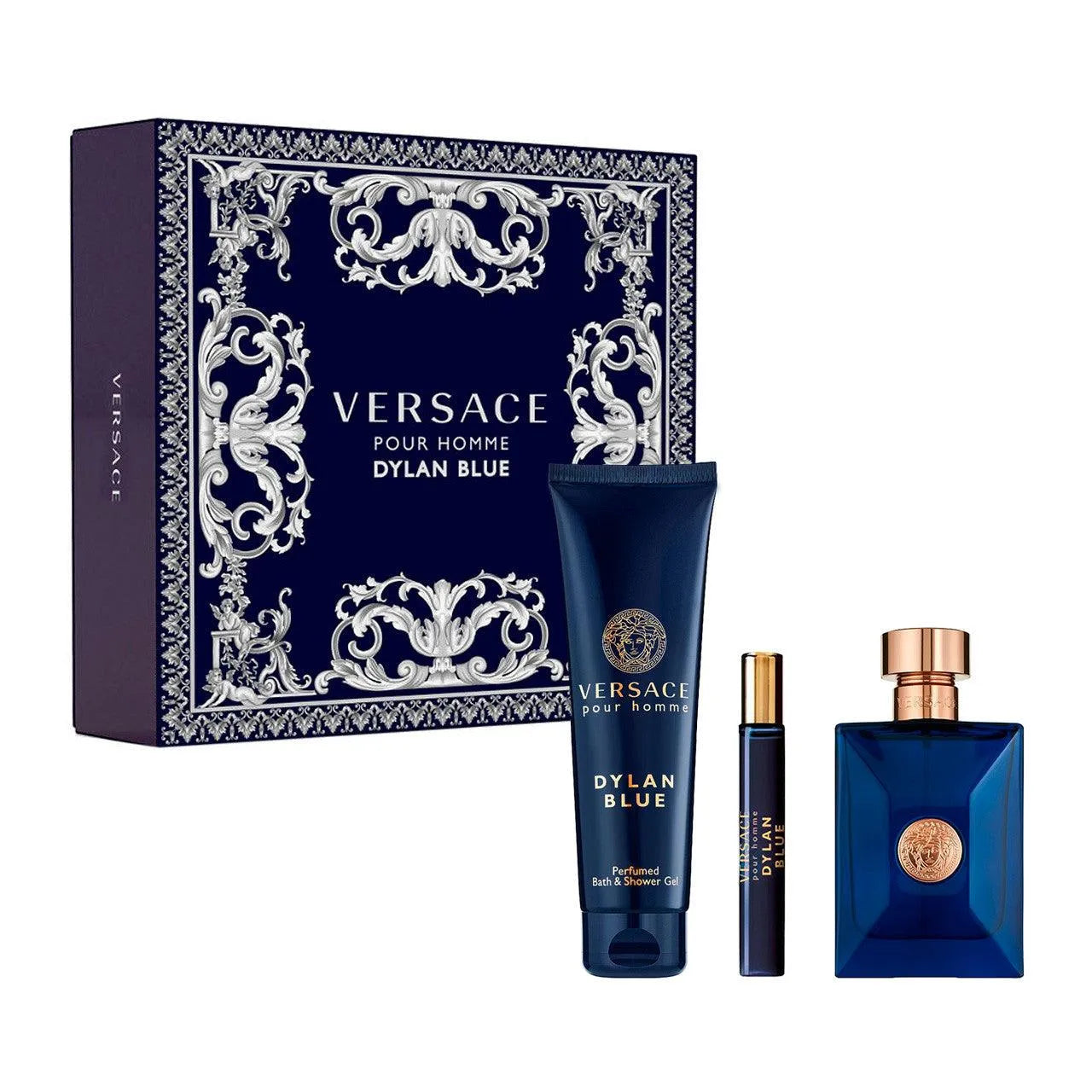 Set 3 Piezas Dylan Blue para Hombre de Versace EDT - Arome México