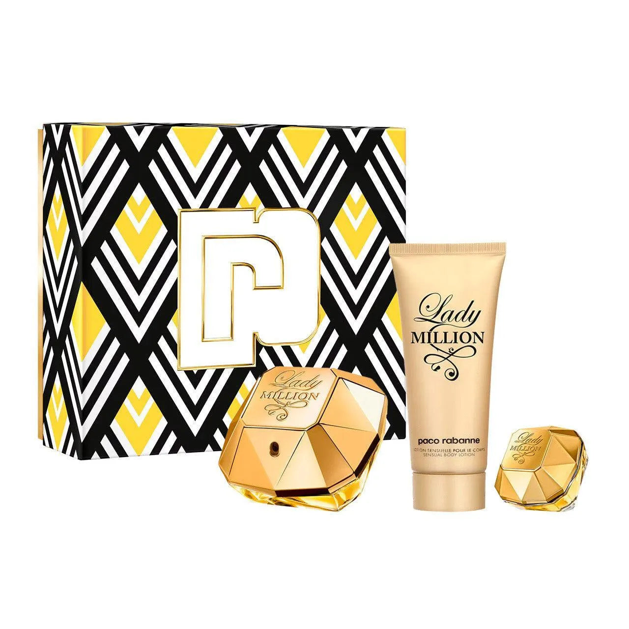 Set 3 piezas Lady Million Para Mujer de Paco Rabanne 80ml EDP - Arome México