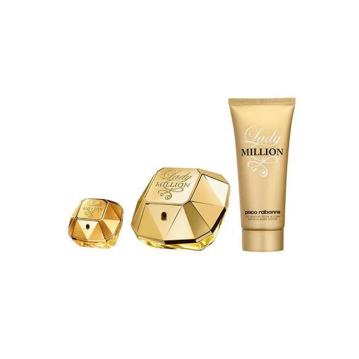 Set 3 piezas Lady Million Para Mujer de Paco Rabanne 80ml EDP - Arome México