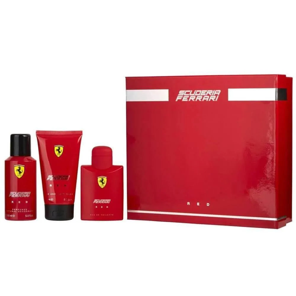 Set 3 Piezas Scuderia Ferrari Red Para Hombre De Ferrari - Arome México