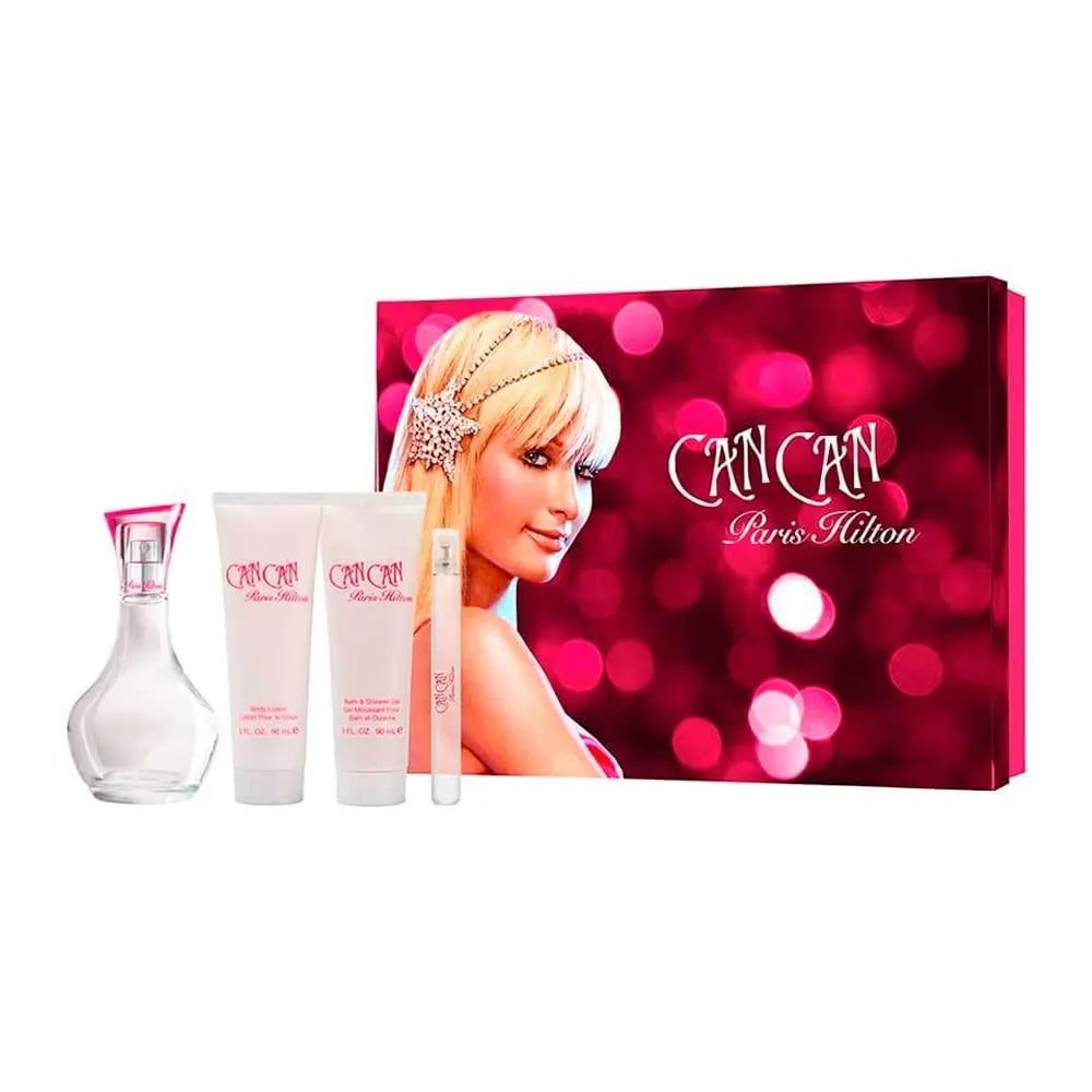 Set 4 Piezas Can Can Para Mujer De Paris Hilton Eau De Parfum 100ML - Arome México