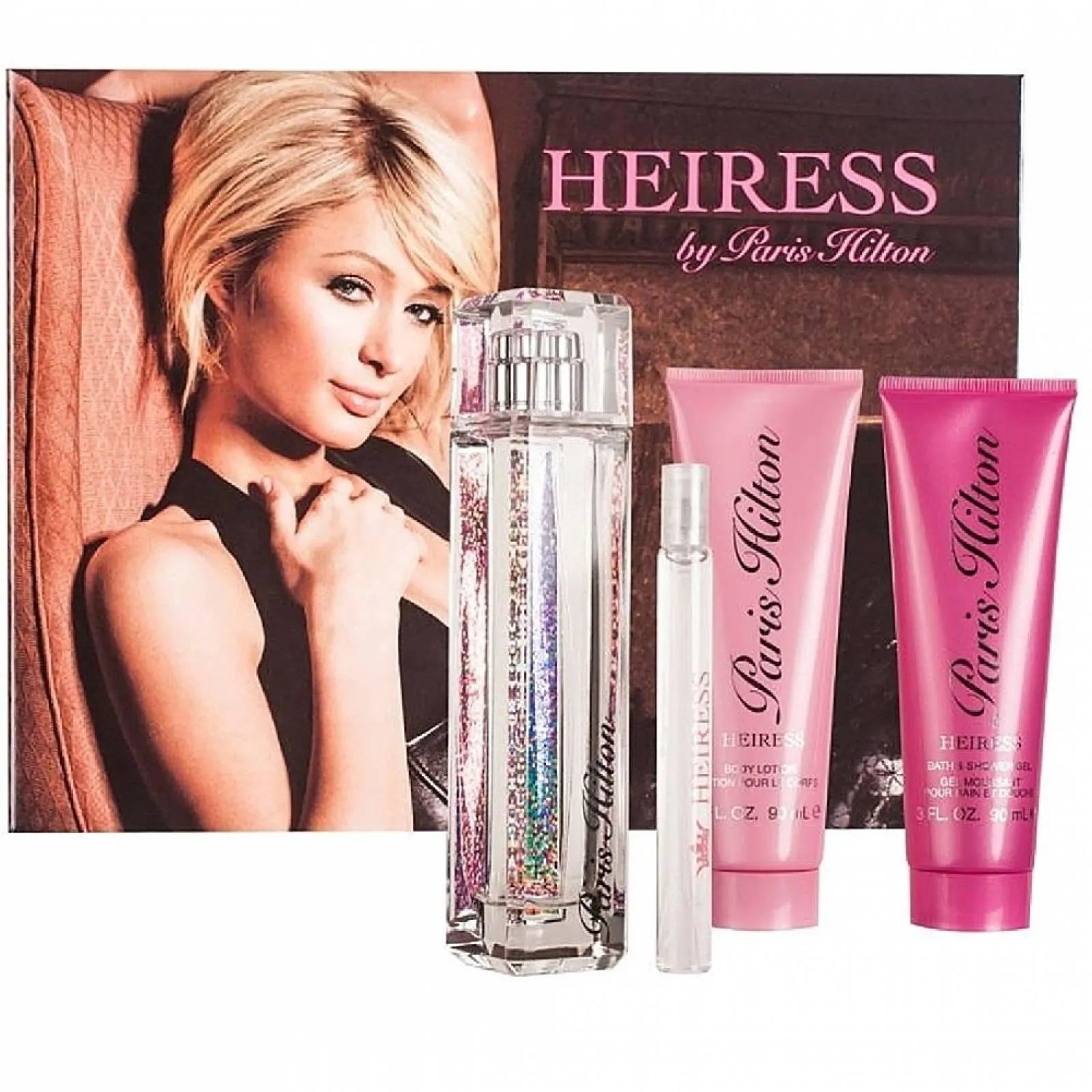 Set 4 Piezas Heiress Para Mujer De Paris Hilton Eau De Parfum 100ml - Arome México
