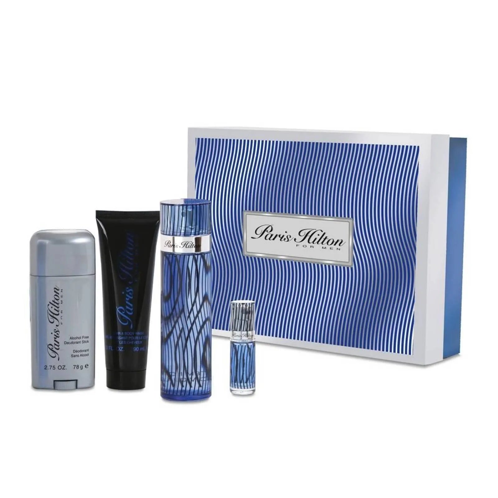 Set 4 Piezas Paris Hilton para Hombre de Paris Hilton EDT 100ML - Arome México