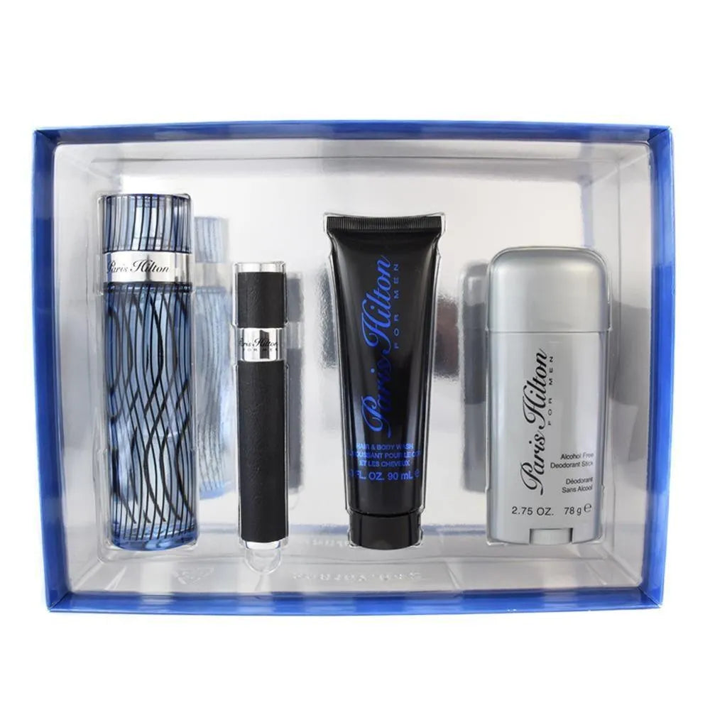 Set 4 Piezas Paris Hilton para Hombre de Paris Hilton EDT 100ML - Arome México