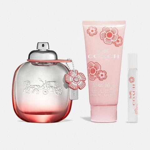 Set de 3 piezas de de Perfume Coach New York Floral Blush - Arome México