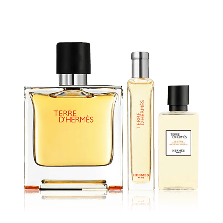 Set Terre D' Hermes 4Pcs Hombre Hermès – Arome México